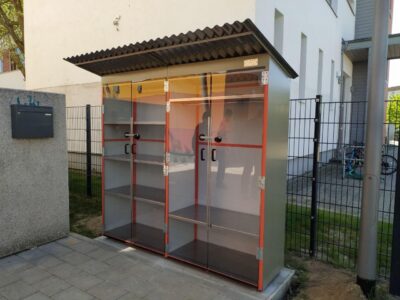 Foto vom Nachbarschaftsregal in Groß Klein